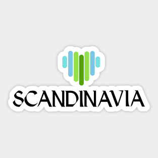 I Love Scandinavia Sticker